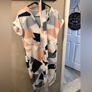 Color block dress
